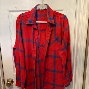 Red and‎ Blue Plaid Shirt
